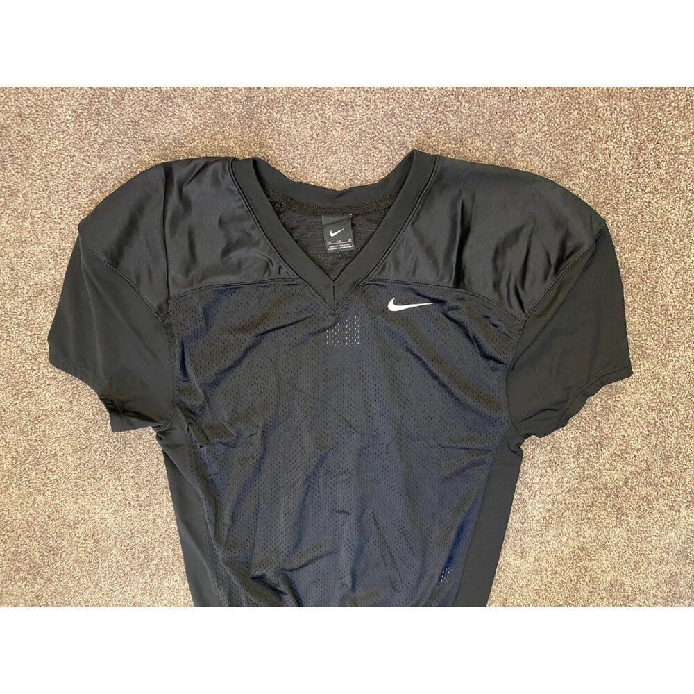 Nike Football Practice Jersey Black 908739 - 010 Boy’s Size XXL - 2XL - NWT $50 - Picture 3 of 14